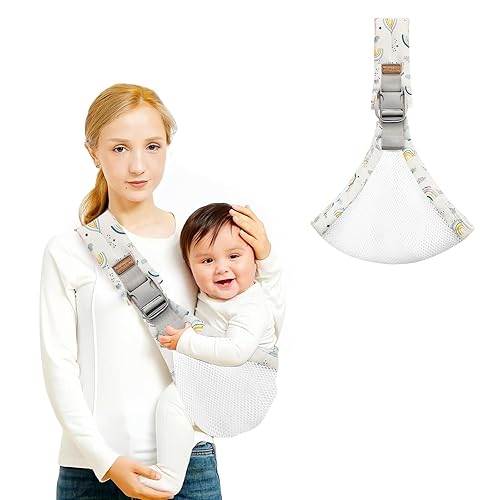 Baby Sling,Baby Sling Carrier,Toddler Carrier,Carrier for 10-30lbs,Lightweight and Non-Slip Hip Seat(Black) - Jamouz