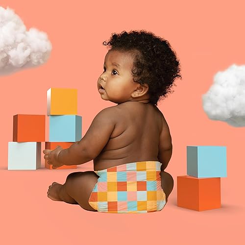 Hello Bello Premium Diapers Size 4, Honeysuckle Designs, 58ct Club Box, Hypoallergenic and Extra Absorbent - Jamouz