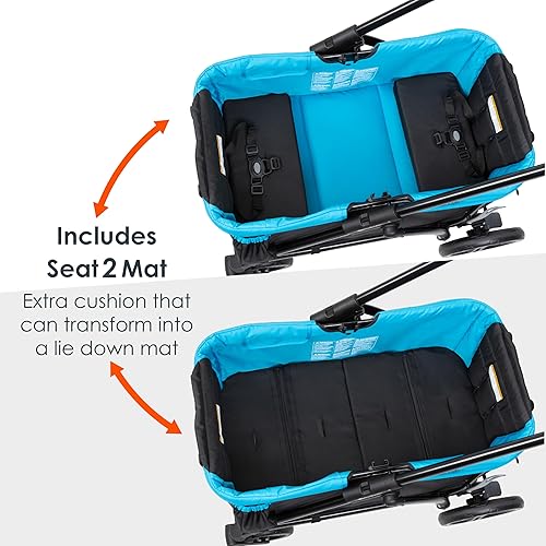 Baby Trend Expedition 2-in-1 Stroller Wagon PLUS, Ultra Marine - Jamouz