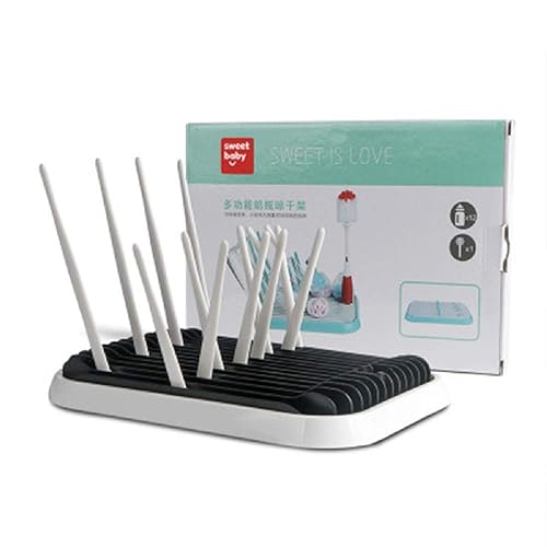 Baby Bottle Drying Rack Dryer Space Saving Travel Holder for Pump Cup Accessories(Pink) - Jamouz