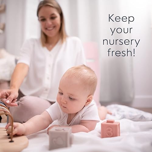 Playtex Diaper Genie Complete Pail with Built-In Odor Controlling Antimicrobial, Includes Pail & 1 Refill, White , 8.36 Pound - Jamouz