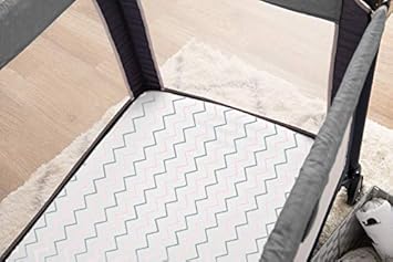 TL Care 2 Pack Fitted Pack N Play Playard Sheet 27' x 39', Soft Breathable Neutral 100% Cotton Jersey Pack and Play Sheet, Gray Star/Gray Zigzag, for Boys and Girls, Fits Most Mini Crib - Jamouz