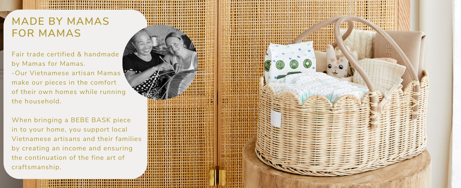 baby changing basket diaper caddy organizer 