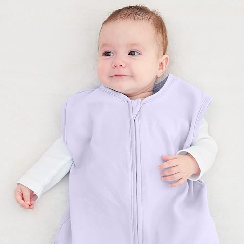 Yoofoss Baby Sleep Sack 6-12 Months Wearable Blanket for Babies 100% Cotton 2-Way Zipper TOG 0.5 Toddler Sleeping Sack 3 Pack, Soft Lightweight Sleep Sacks - Jamouz