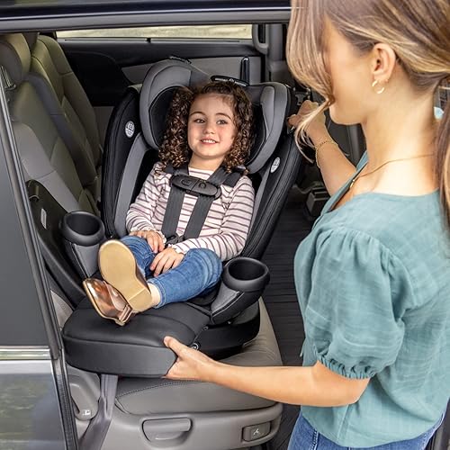 Evenflo Convertible Car Seat w/ 360 Degree Rotation & 3 Modes, Revolve360, Revere Gray - Jamouz