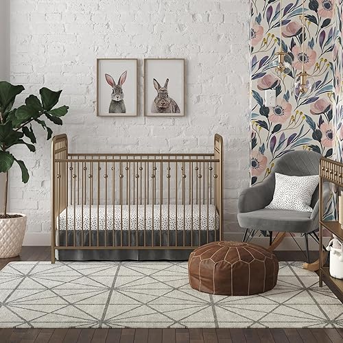 Little Seeds Monarch Hill Ivy Metal Changing Table, Gold - Jamouz