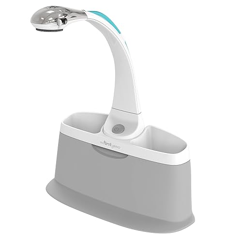 The First Years Rain Shower Baby Bath Tub Set - Includes Convertible Bath Tub and Sling with Soothing Spray - Baby Bath Seat and Spa for Newborn to Toddler - Baby Bath Essentials - Jamouz