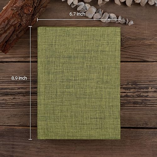 Small 4x6 Photo Album with Writing Space Holds 30 Photos Ideal for Wedding Theme-Album and Baby Photo Album (Beige) - Jamouz