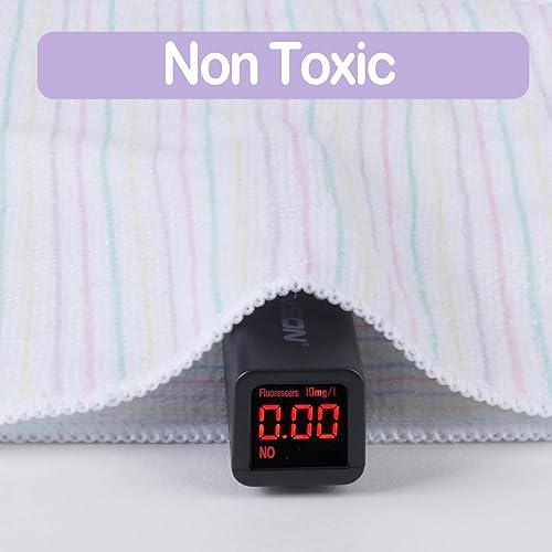 Viviland Baby Towels and Washcloths, Soft Absorbent Pink Baby Bath Towel Set, Elephant Hooded Towels with 5 Infant Face Washcloths (6 Pieces) - Jamouz