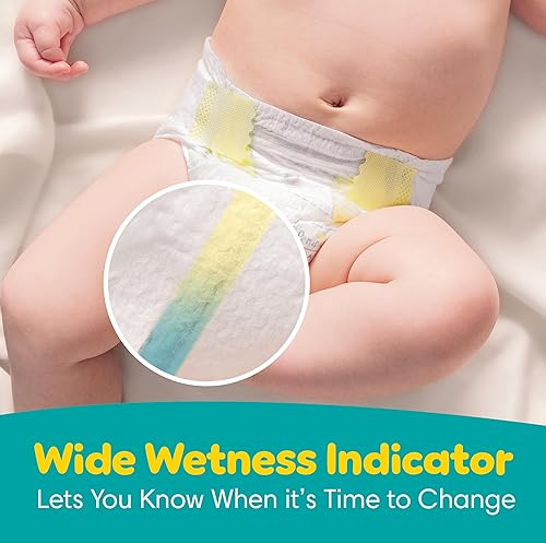Pampers Swaddlers Diapers Preemie - Size P1, 27 Count, Ultra Soft Disposable Baby Diapers (Pack of 4) - Jamouz