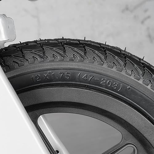 Front 12/12.5×1.75/2.125/2.25 Tires and Tubes Compatible with 3-Wheeler Gear Jogging Troller Models (Both Single and Double Strollers) Including Revolution SE/Pro/Flex/SU/Ironman - Jamouz