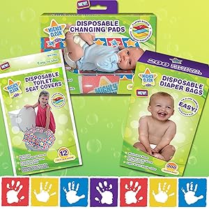 disposable changing pad toilet seat cover diaper bag rolls