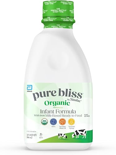 Pure Bliss by Similac Organic Infant Formula, Easy to Digest, USDA-Certified Organic, Ready to Feed, 32-fl-oz Bottle - Jamouz