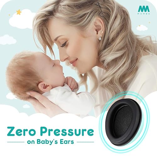 Mumba Baby Ear Protection Noise Cancelling Headphones for Babies and Toddlers Baby Earmuffs - Ages 3-24+ Months - Jamouz