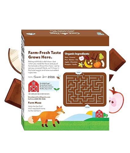 Once Upon a Farm Organic Soft Baked Kids' Bars, Mixed Berry | 8 Boxes, 32 Total Bars - Jamouz