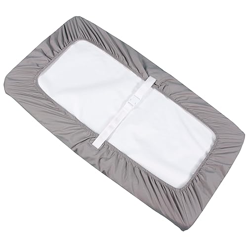 CaSaJa Navy Diaper Changing Pad Cover with Strap Holes Set of 3, Snug Fit 4-Sided Contoured Changing Table Pad 16x31 16x32, Fitted Change Pad Sheet for Baby Boy, 100% Silky Soft Microfiber - Jamouz
