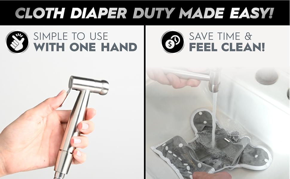 easy to use diaper sprayer