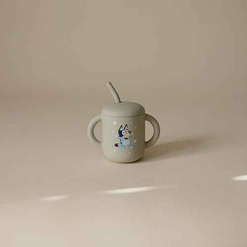 mushie 100% Silicone Training Cup & Straw for Toddlers | 6 Months+ (Soft Lilac) - Jamouz