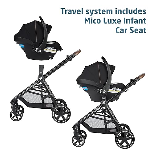 Maxi-Cosi Zelia™ Luxe 5-in-1 Modular - Baby Travel System Car Seat and Stroller, Infant Car Seat and Stroller Combo, Baby Car Seat and Stroller Combo in New Hope Tan - Jamouz