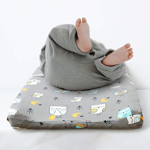 Stretchy Changing Pad Covers for Boys Girls,2 Pack Jersey Knit,Elephant & Whale - Jamouz