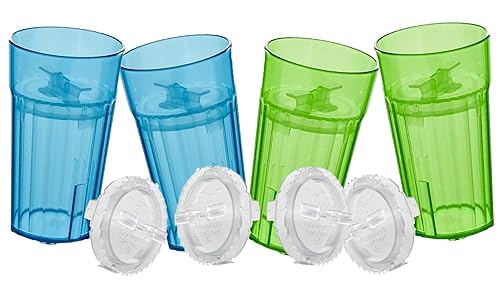 BUNDLE: Reflo Smart Cup (Clear 1-Pack) Open Training Cup, Toddler Cup, 360 Control-Flow, AND free training and use e-guide via QR code on packaging. - Jamouz