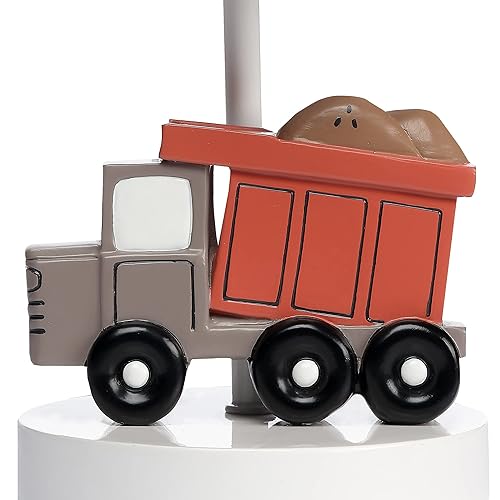 Bedtime Originals Construction Zone Truck Nursery Lamp with Shade & Bulb - Jamouz