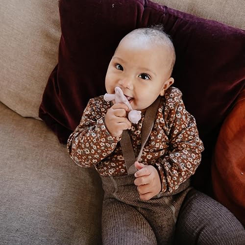 mushie Silicone Baby Teether Toy | Pretzel - Jamouz