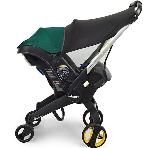 Custom Designed Sunshade Extension Compatible with Doona car seat Stroller, Marsheepy Stroller Sun Shade Baby Car seat UV Protection Sun Cover for Baby Pushchairs Strollers - Jamouz