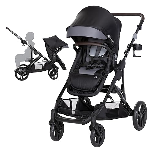 Baby Trend Morph Single to Double Modular Stroller, Dash Black - Jamouz