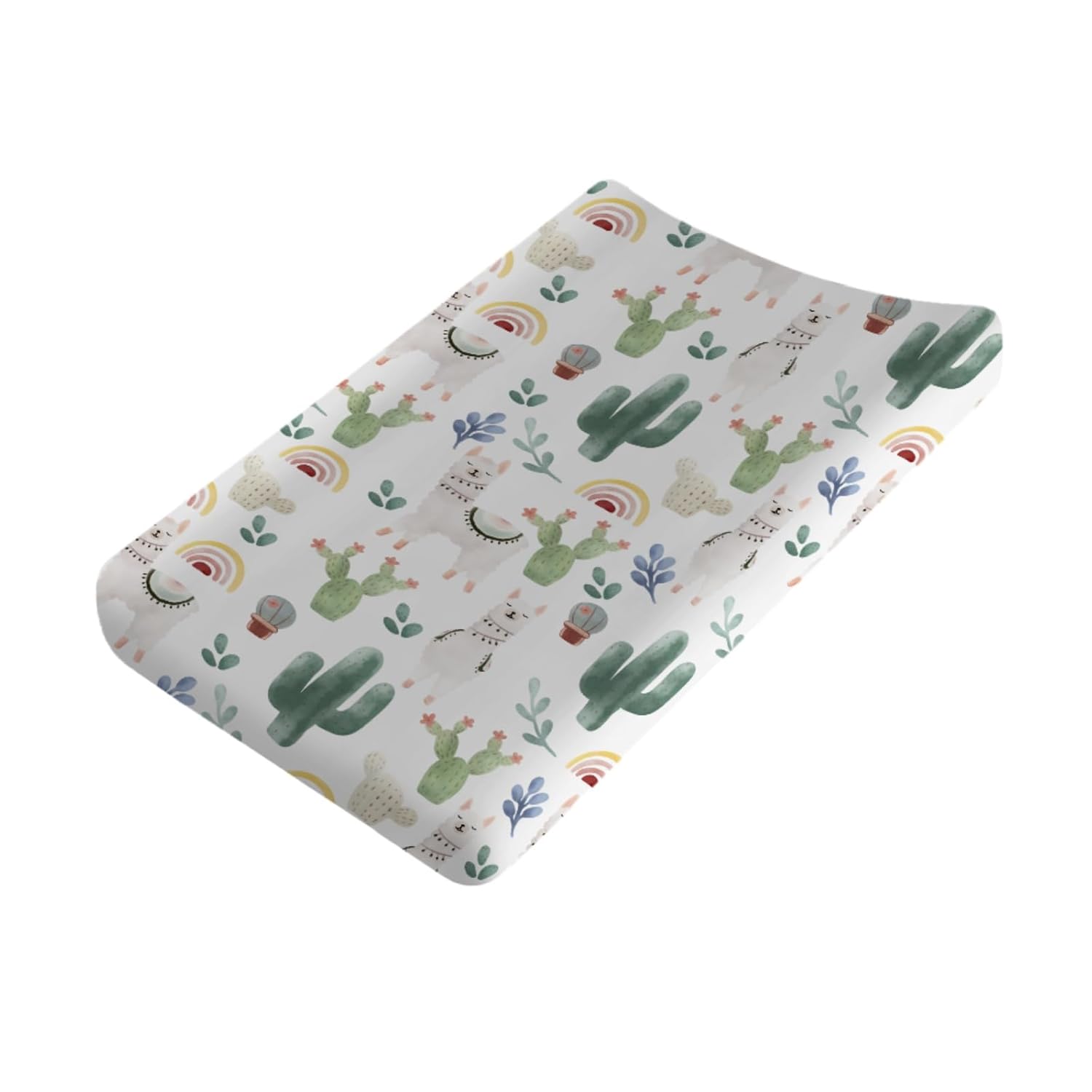 Sea Animals Changing Pad Cover Ocean Animals Corals Sea Weeds Baby Nursery Diaper Changing Pad Sheets for Boys Girls Soft Breathable Stretch Fitted Changing Mat Cover 32''x16'' - Jamouz