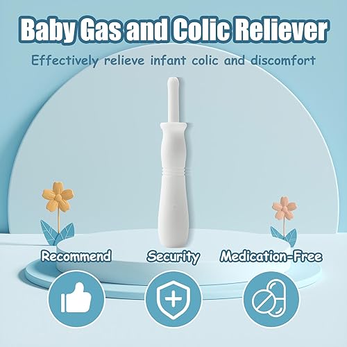 20 Count Gas and Colic Reliever for Babies, Infant Gas Colic Relief Flatulence Stick, Instant Constipation Relief for Newborns Boys Girls - Jamouz
