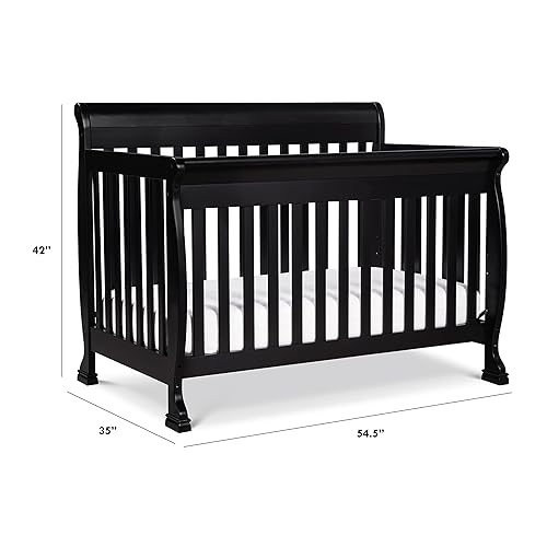 DaVinci Kalani 4-in-1 Convertible Crib in White, Greenguard Gold Certified - Jamouz