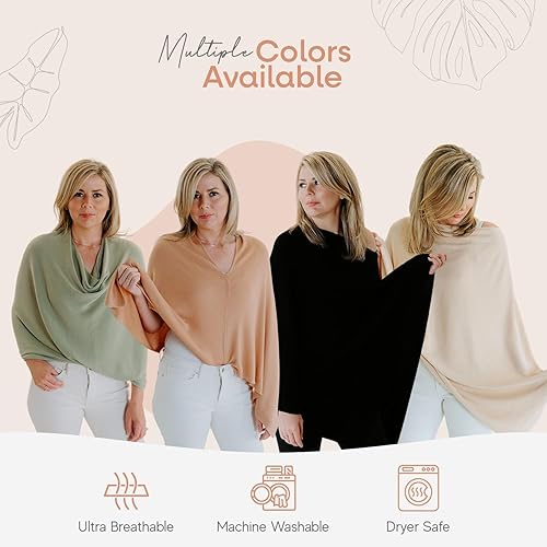 Nursing Cover – Soft, Breathable & Multi-Use | Full Coverage for Breastfeeding & Pumping | Lightweight & Stylish - Jamouz