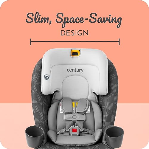 Century Drive On 3-in-1 Car Seat – All-in-One Car Seat for Kids 5-100 lb, Metro - Jamouz