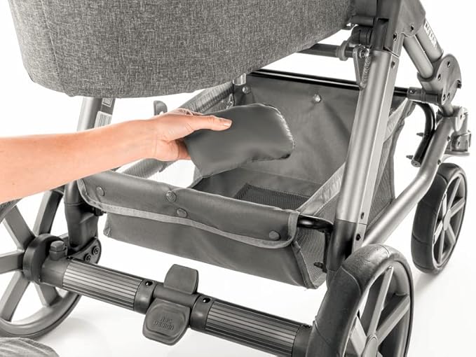 Baby Mosquito Net for Stroller and Carrycot - Jogging Stroller Insect Mesh Net - Universal Fit, Premium Quality: Machine Washable - Gray - Jamouz