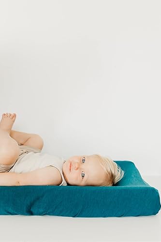 Copper Pearl Premium Knit Changing Pad Cover Soft, Stylish, and Universal Fit for All Standard Diaper Changing Pads, Trendy Design Changing Pad Covers, Briar - Jamouz