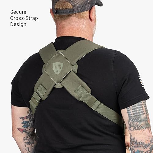 TBG - Mens Tactical Baby Carrier for Infants and Toddlers 8-33 lbs - Compact (Black Camo) - Jamouz