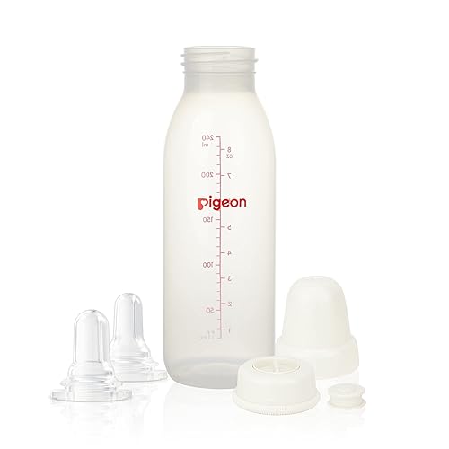 Pigeon Baby Cleft Palate Bottle with 2 Nipples, 8.11 Oz, Please Use It Under The Guidance of a Pediatrician - Jamouz