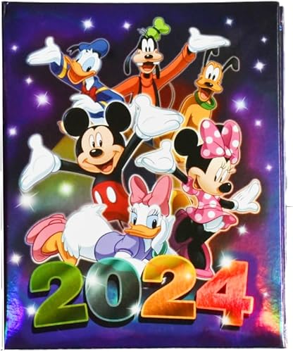 Mickey Mouse and Gang 2024 Photo Album 4'X 6' Holds 200 Photos. - Jamouz