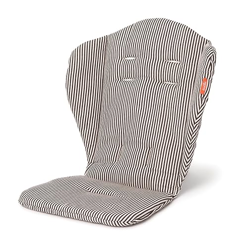 Entourage Primary Seat Liner: Washable Baby Stroller Accessories Cushion - Navy Striped - Jamouz