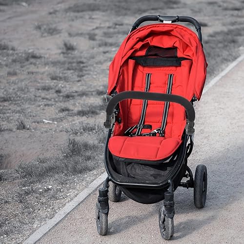 Universal Stroller Middle Armrest Stroller Handle Adjustable Stroller Bumper Bar Armrest Handle Crossbar Wheelchair Handlebar Armrest Handle Accessories Extender Railing Guardrail Angle Rod - Jamouz