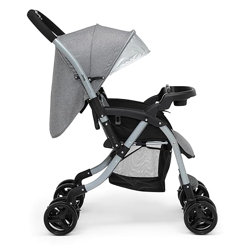 Jeep Unlimited Reversible Handle Stroller, Grey Tweed - Jamouz