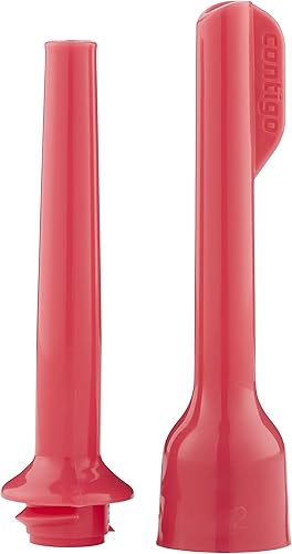 Contigo Kids Spill-Proof 14oz Tumbler with Straw and BPA-Free Plastic, Fits Most Cup Holders and Dishwasher Safe, 2-Pack Strawberry Cream & Blue Raspberry - Jamouz