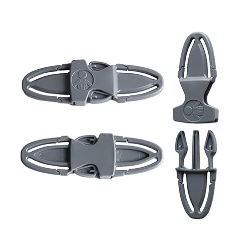 Universal Child Car Seat Chest Harness Clip Universal Safer Belt Clip Buckle Lock Stroller Chest Clip Adjustable Guard for Baby and Kids (Black) - Jamouz