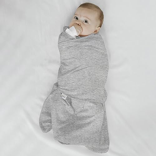 HALO 100% Cotton Sleepsack Swaddle, 3-Way Adjustable Wearable Blanket, TOG 1.5, Baby Blue, Newborn, 0-3 Months - Jamouz