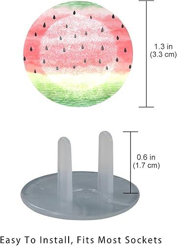 12 PCS Baby Child Proofing Outlet Covers, Electrical Safety Socket Protection Caps for 2-Prong Power Wall Plate Pure Black, czbhg-001 - Jamouz