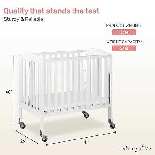 3-in-1 Folding Portable Crib, Natural, Large - Jamouz