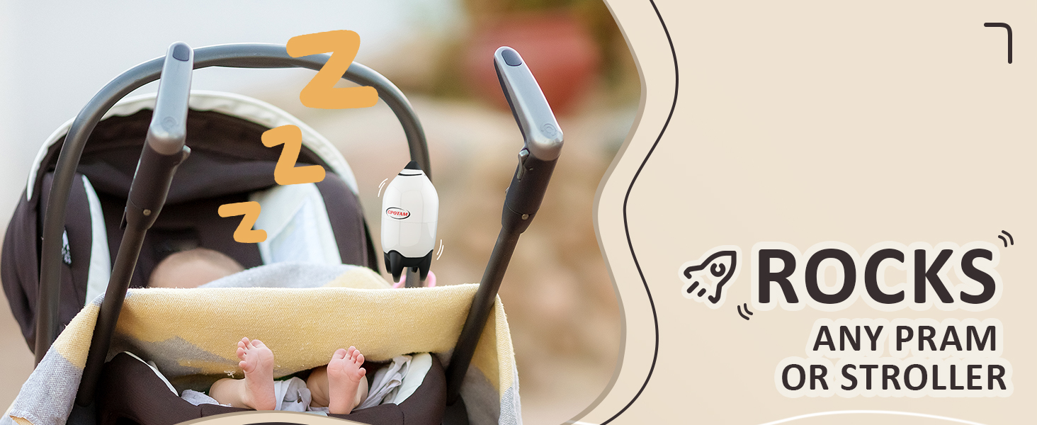 Vibrating Baby Stroller Rocker