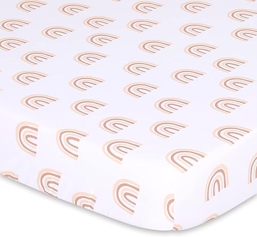 The Peanutshell 3-Pack Fitted Playard Sheets - Soft & Breathable Baby Boy or Girl Mini Crib Sheets, Pack N Play Mattress, Fits Standard Playard Pack Play Mattresses - Boho - Jamouz