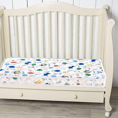 Premium 5' Crib & Toddler Mattress, Dual-Sided & Firm, Breathable Hypoallergenic for Standard Crib & Toddler Bed - Jamouz
